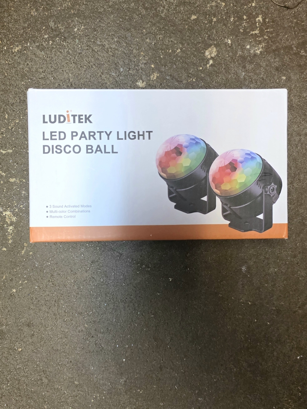2pk LED Party Light Disco Ball - Multicolor